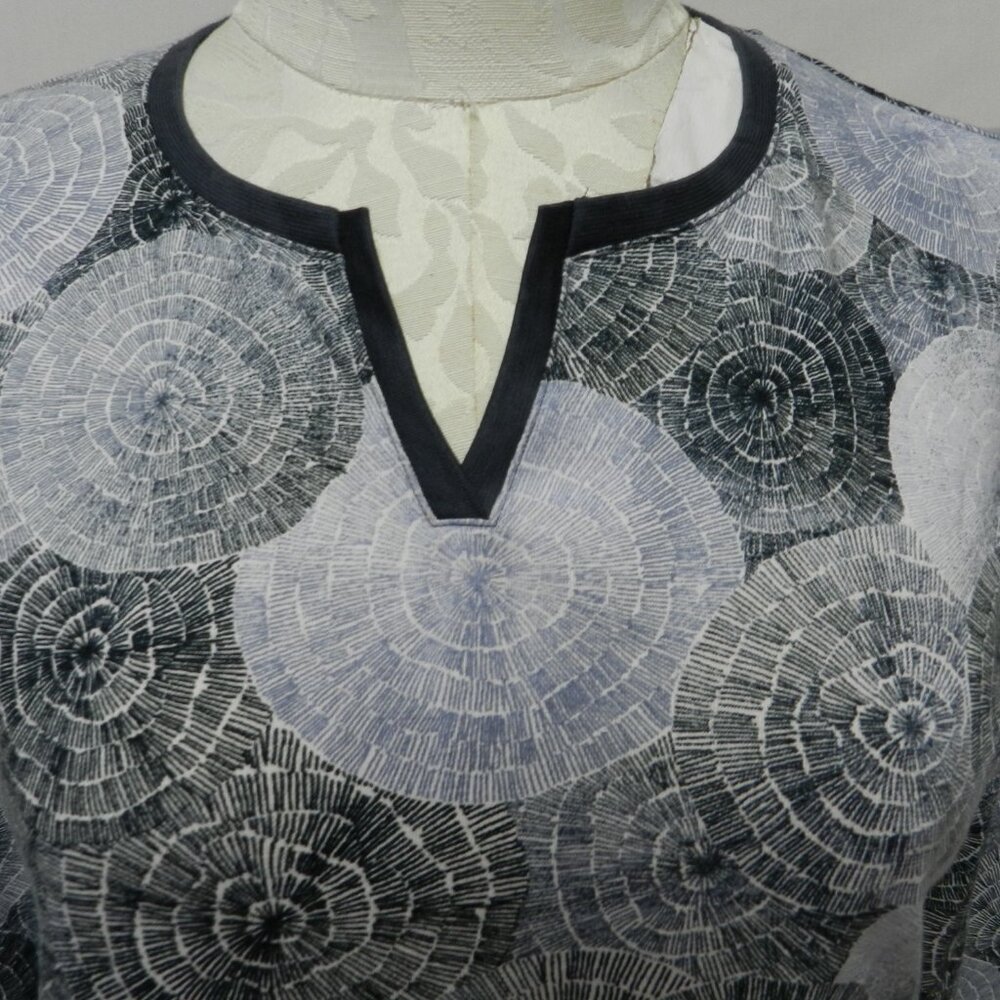 Calida shirt knit Sleepshirt Pajamas V-neck Cotton NEW NWT Size Sz X-Small XS - Picture 7 of 15